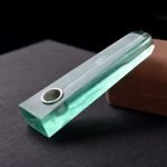 green fluorite crystal smoking pipe