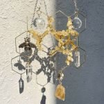 handmade honey comb suncatchers