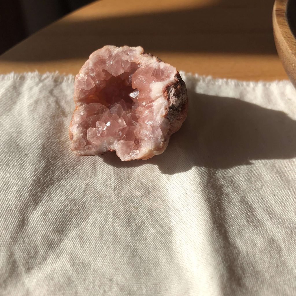 geode rose quartz