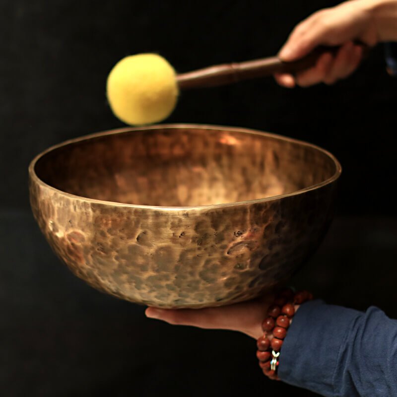 cleanse home with a singing bowl