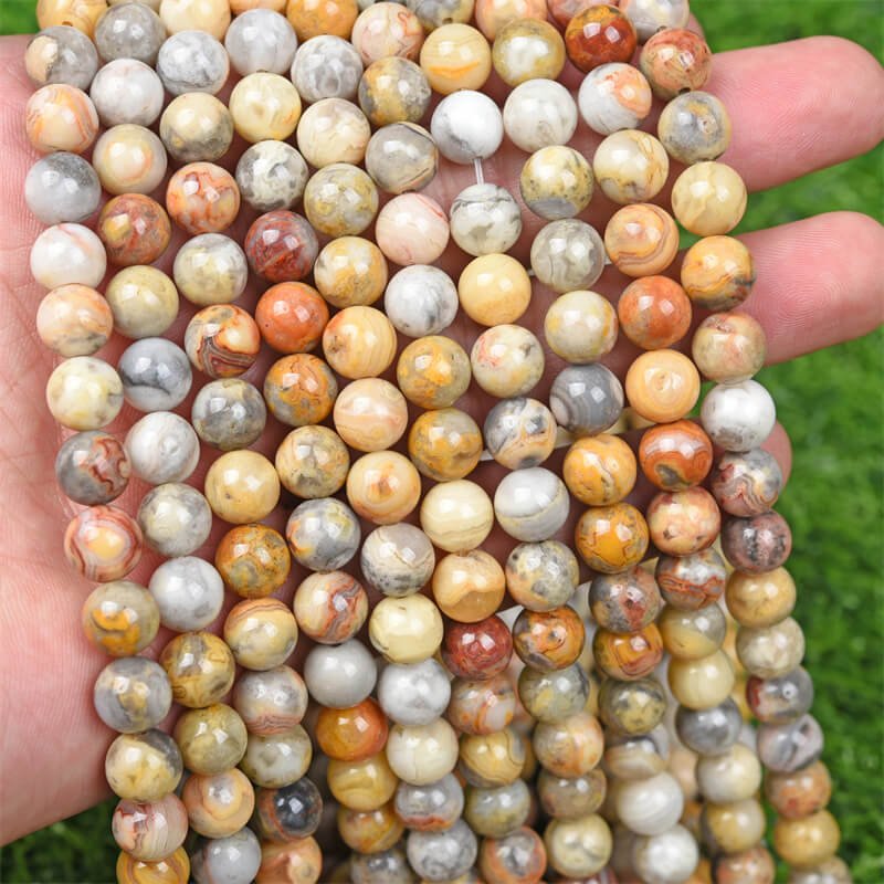 crazy lace agate bead