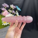 crystal dildo rose quartz