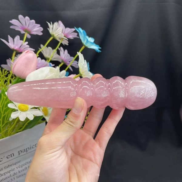 crystal dildo rose quartz