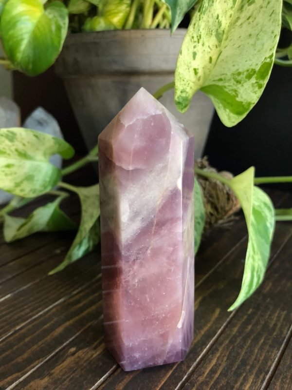 healing purple rose quartz