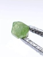 small raw green garnet