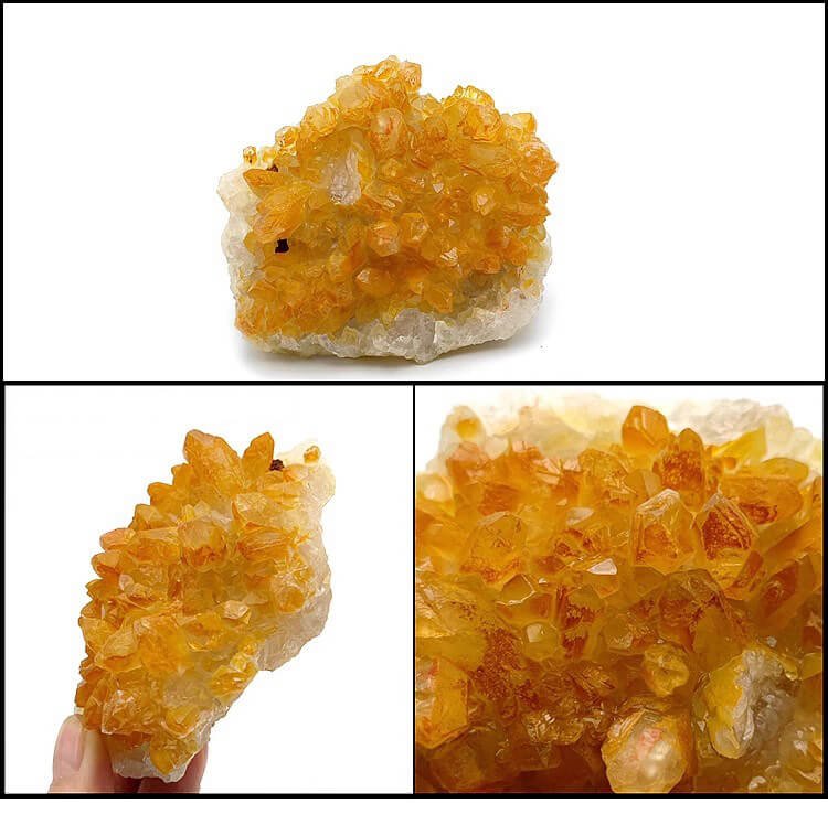 citrine raw cluster