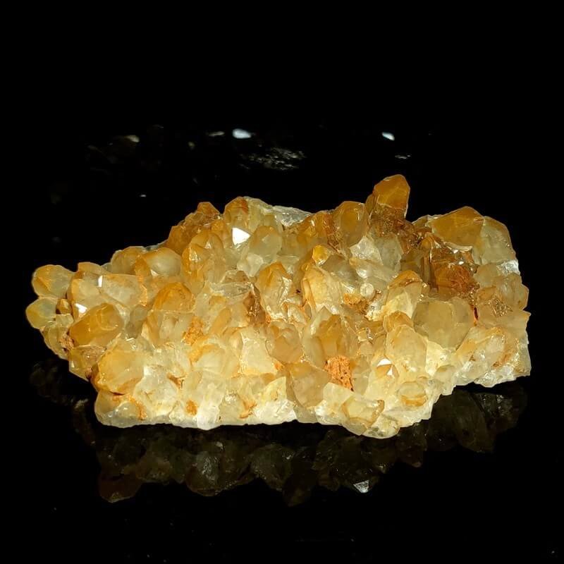 natural raw citrine cluster