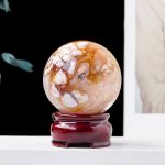 sakura agate crystal sphere