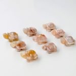 sakura agate stone turtle shape