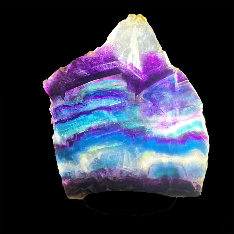 raw fluorite