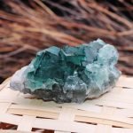 raw green fluorite