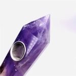 amethyst crystal pipe