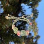 handmade raw green fluorite crystal bracelet