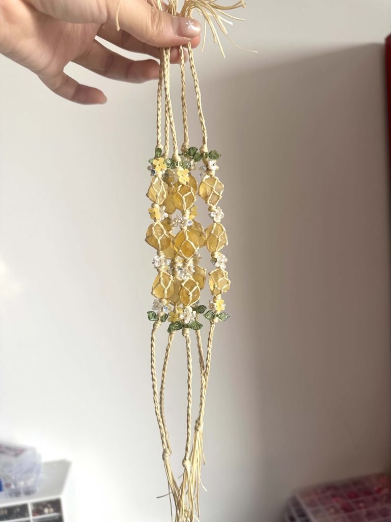 raw citrine bracelet