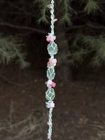 raw green fluorite bracelet