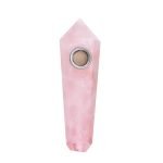 rose quartz smoking pipe