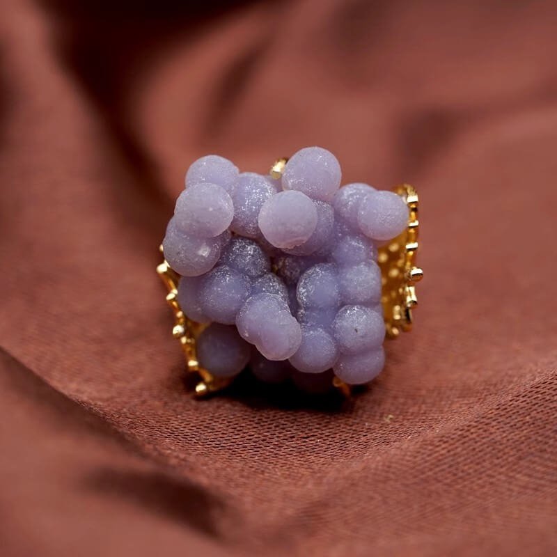grape agate ring for sale