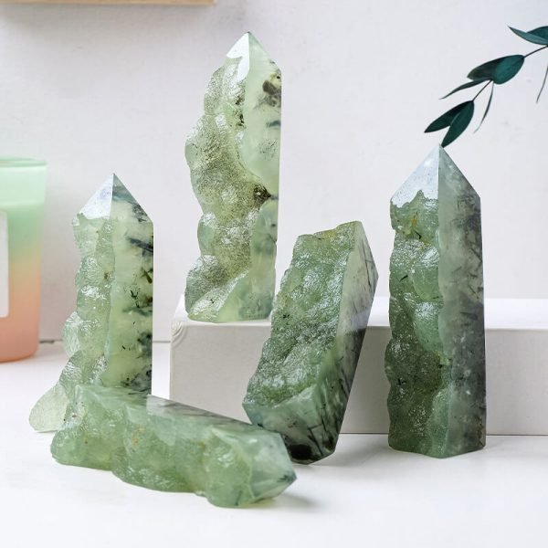 green grape agate towers