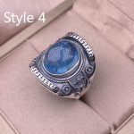 Custom aquamarine rings for guys