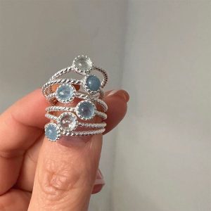 aquamarine rings for sale