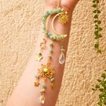 Green Aventurine crystal suncatcher craft
