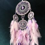 amethyst crystal dream catcher