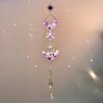 amethyst crystal star suncatcher