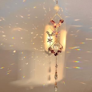 crystal star suncatcher