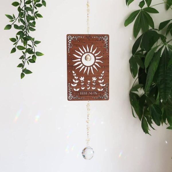 hanging crystal suncatcher with wood card (2)