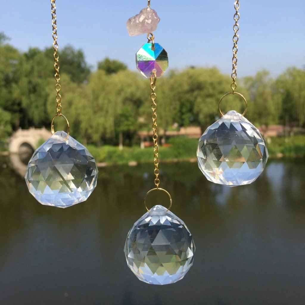 hanging suncatcher crystals