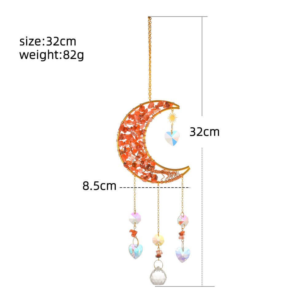 Real Crystal Suncatcher Size