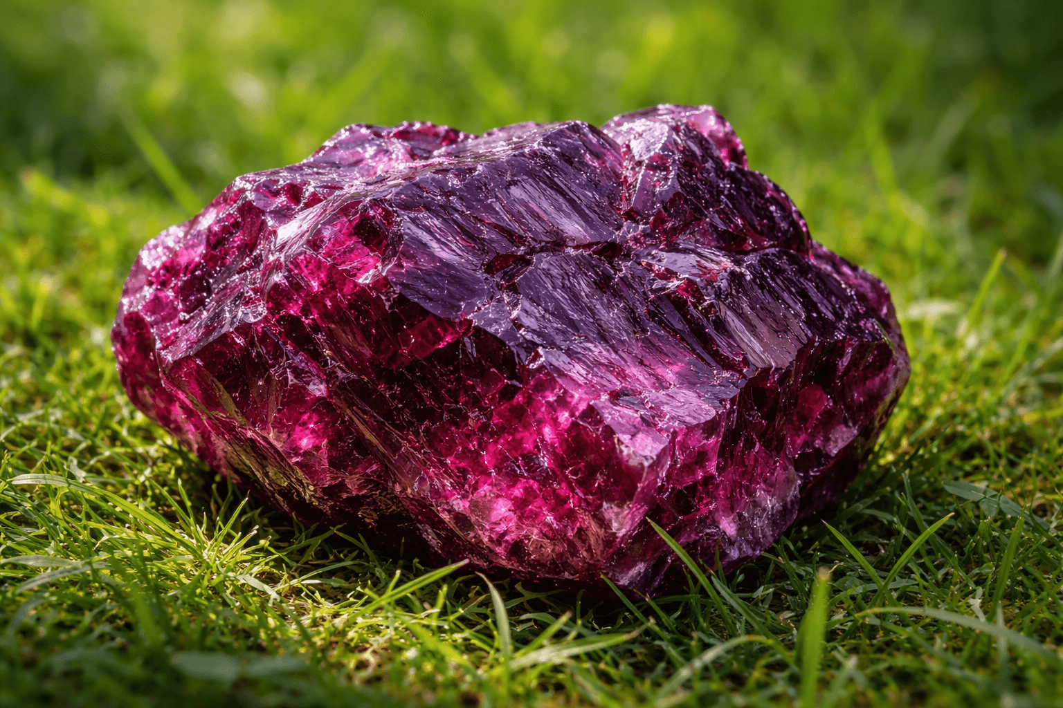 natural malawi magenta garnet